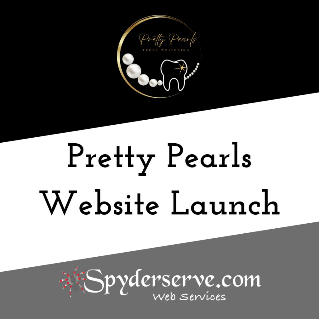 Pretty Pearls Website Launch
